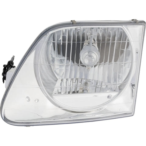 Headlight For 2001-2003 Ford F-150 2004 Heritage Left Crystal Clear Lens Halogen
