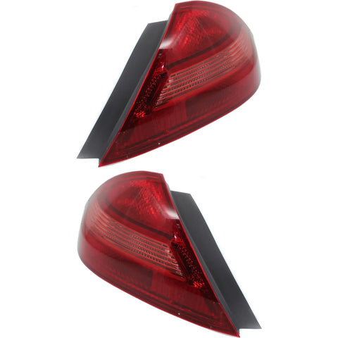 Halogen Tail Light Set For 2003-2005 Honda Accord Coupe Red Lens 2Pcs