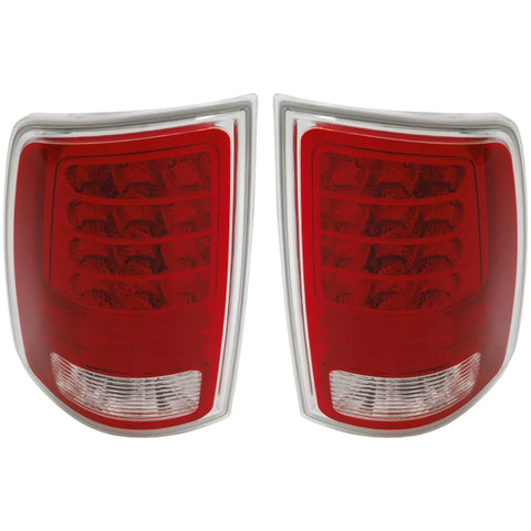 Tail Light For 2013-2018 Ram 1500 2500 Left and Right Clear/Red Halogen Assembly