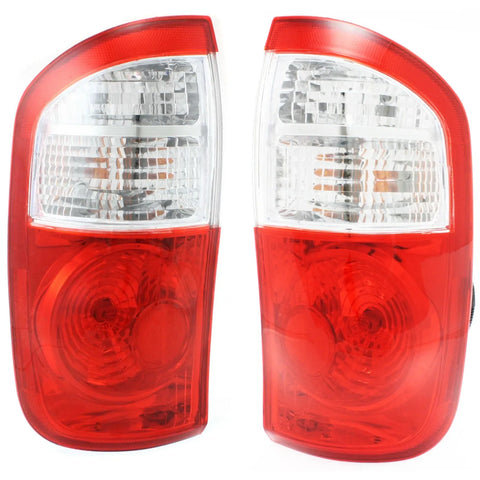 Taillights Taillamp Pair Set for 04-06 Tundra 4 Door Double Cab Pickup Truck