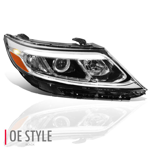 14-15 Kia Sorento EX SX Right Side Black Housing LED DRL Projector Headlight