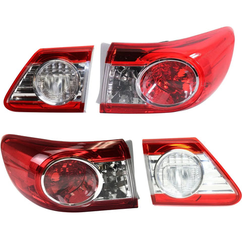 Tail Light For 2011-2013 Toyota Corolla Japan Built Driver and Passenger Side