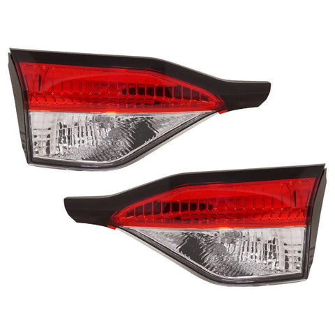 Tail Light Set For 2020-2022 Toyota Corolla Left Right Inner with bulb Halogen