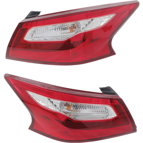 Tail Light For 2016-2017 Nissan Altima Set of 2 Driver and Passenger Side Outer