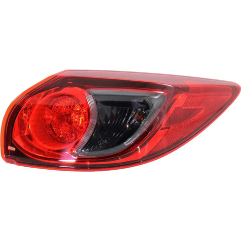 Tail Light For 13-16 Mazda CX-5 Passenger Side Outer Body Mounted Bulb Type