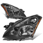 10-12 Nissan Altima Sedan Pair Black Housing Amber Corner Headlight/Lamp