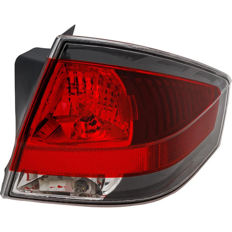 Halogen Tail Light For 2009-2010 Ford Focus Coupe Right w/ Painted Insert/Bulbs