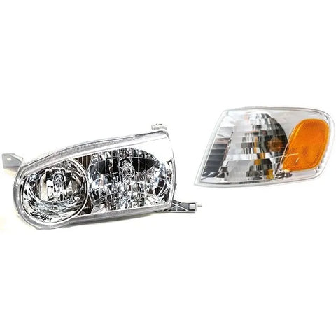 Headlight Kit For 2001-2002 Toyota Corolla Driver Side