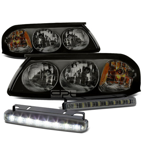 SMOKED HOUSING TINTED HEADLIGHT+AMBE