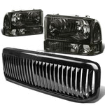 99+SUPERDUTY SMOKED HEADLIGHT+CLEA