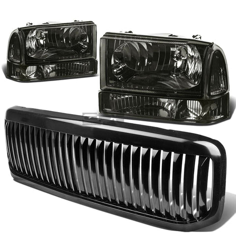 99+SUPERDUTY SMOKED HEADLIGHT+CLEA