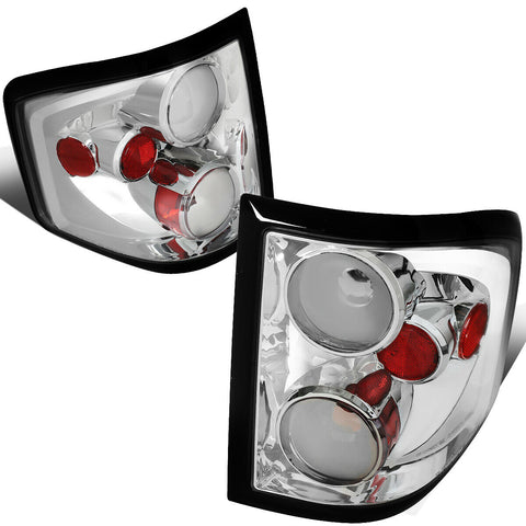 00-04 d F150 Heritage/F250 SD Chrome Housing Tail Light Rear Brake Lamps