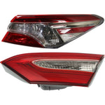 Tail Lights For 2018-2019 Toyota Camry Left and Right Side Inner Outer Halogen