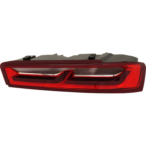 Tail Light For 2016-2018 Chevrolet Camaro Right Clear/Red Halogen/LED CAPA