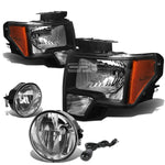 BLACK HEADLIGHT+AMBE