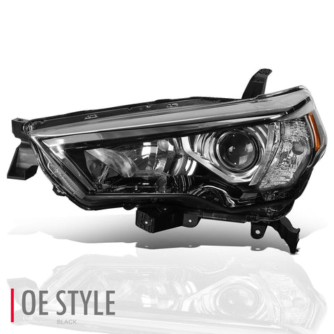 14-20 Toyota 4Runner Left Side Chrome Housing OE Style Projector Headlight