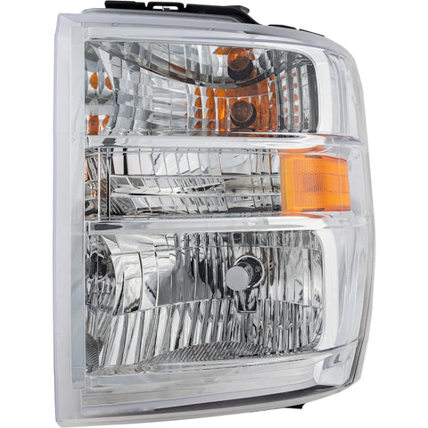 Headlight For 2008-2014 Ford E-350 Super Duty Left With Bulb CAPA