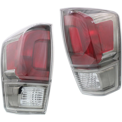 Set of 2 Tail Light For 2016-2017 Toyota Tacoma Limited w/ Bulb(s)