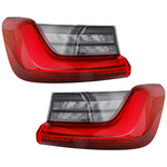 Tail Light Set For 2021 BMW M3 19-22 330i Clear/Red LED Lens & Housing