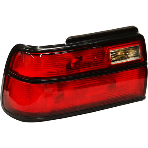Halogen Tail Light For 1991-92 Toyota Corolla Sedan Left Clear/Red Lens w/ Bulbs