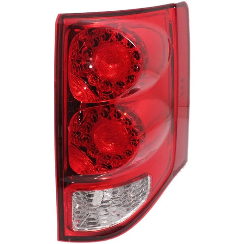 Tail Light for 2011-2015 Dodge Grand Caravan Passenger Side Red & Clear Lens