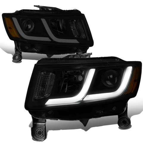 [LED DRL] 14-16 Jeep Grand Cherokee Projector Headlight/Lamp