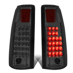 1992-1999 Chevy C/K Pickup Suburban LED Tail Light Brake Reverse Lamp Smoked