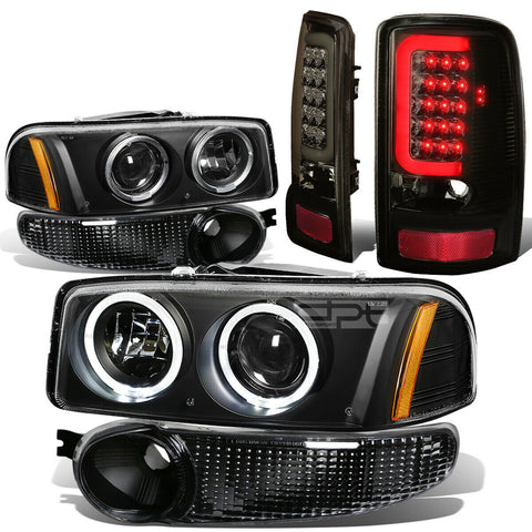 DENALI BLACK HALO PROJECTOR HEADLIGHT+BUMP
