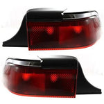 Set of 2 Tail Light For 95-97 Mercury Grand Marquis GS LH & RH Red Lens