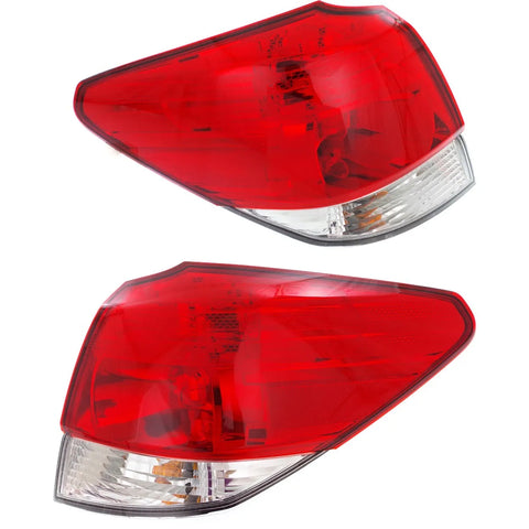 Tail Light For 2010-2014 Subaru Outback Set of 2 Driver and Passenger Side Outer