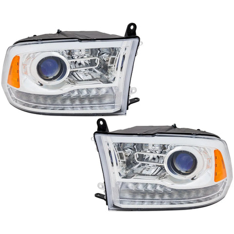 Headlight For 2009-2010 Dodge Ram 1500 Left or Right 2010 Dodge Ram 2500 Halogen