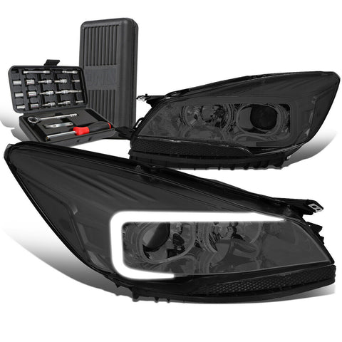 2013-2016 d Escape LED DRL Tube Smoked Clear Projector Headlight+Tool Box
