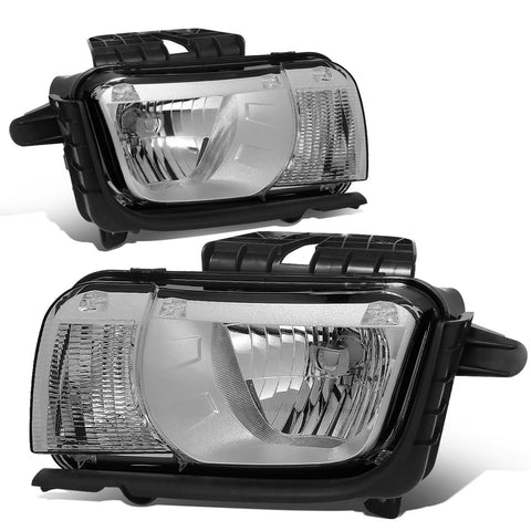 10-13 Chevy Camaro Factory Style Front Driving Headlight Lamp Chrome Housing