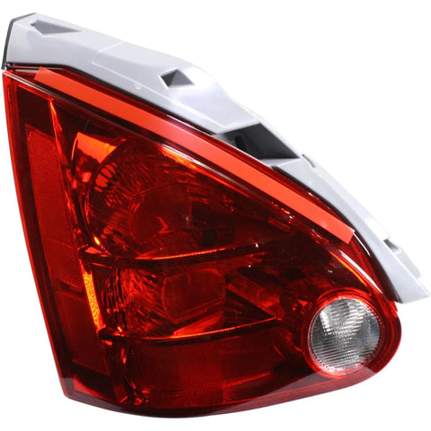 Halogen Tail Light For 2004-2008 Nissan Maxima Left Clear & Red Lens