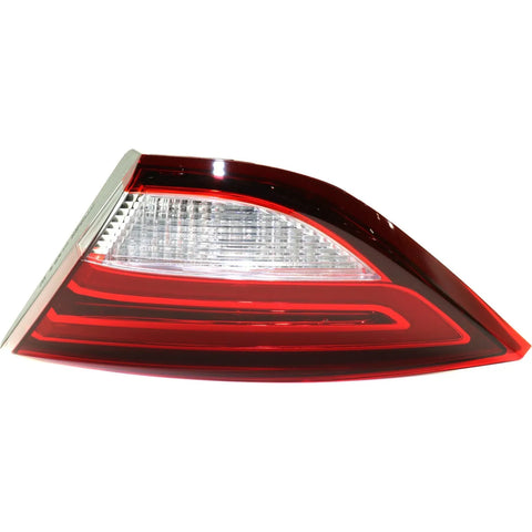 Halogen Tail Light For 2015-2017 Chrysler 200 Right Inner Clear/Red Lens w/Bulbs