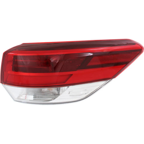 Tail Light For 2017-2019 Toyota Highlander Passenger Side Outer