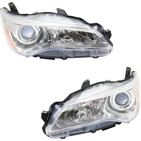 Headlight Set For 2015-2017 Toyota Camry LE XLE Left and Right With Bulb CAPA
