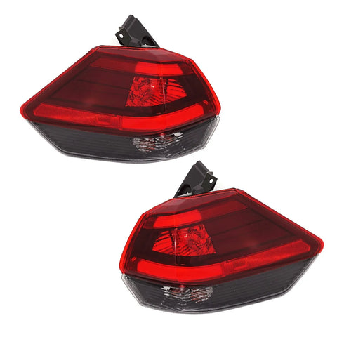 Tail Light Set For 2018-2020 Nissan Rogue Left Right Inner Outer w/ bulb Halogen