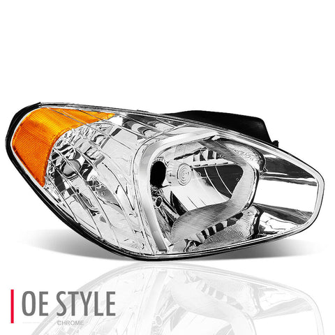 2007-2011 Accent Right Side Chrome/Amber Corner Headlight Lamp HY2503144