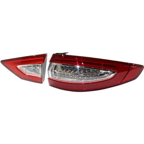 Tail Light Brake Light Passenger Right Side For 13-16 Ford Fusion Titanium -CAPA