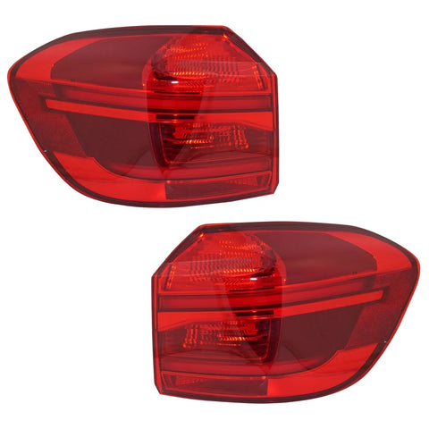 Tail Light Set For 2018-2020 BMW X3 Left and Right Red Lens Halogen/LED