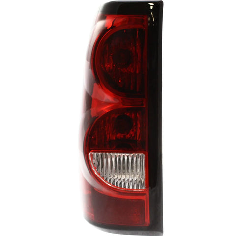 Tail Light for 2004-2006 Chevrolet Silverado 1500 LH Fleetside Black Trim Assy