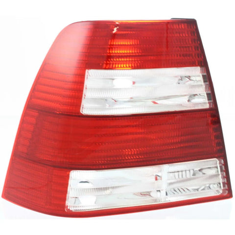 Halogen Tail Light For 2004-2005 Volkswagen Jetta GL/GLS Left Clear & Red Lens