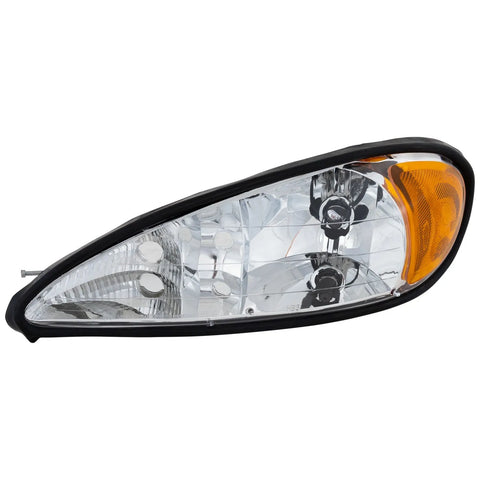 1999-2005 Driver Replacement Headlight For Pontiac Grand Am With Hi/Lo Beam Bulb