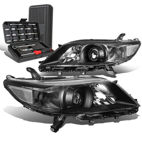2011-2020 Toyota Sienna Black Clear Side Projector Headlight Lamp+Tool Box