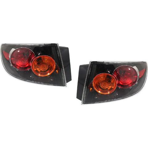 Pair Tail Light for 2004-2006 Mazda 3 LH RH Outer Models w/ Sport Bumper