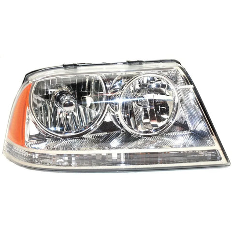 Headlight For 2003 2004 2005 Lincoln Aviator Right HID With Bulb