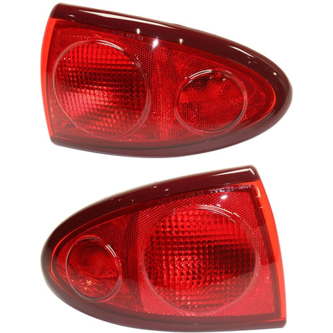 Tail Light For 2003-2005 Chevrolet Cavalier Set of 2 Left and Right Outer