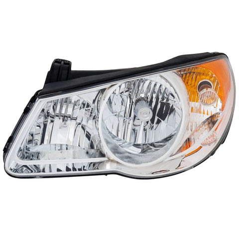Headlight For 2007 2008 2009 Hyundai Elantra Left Clear Lens With Bulb