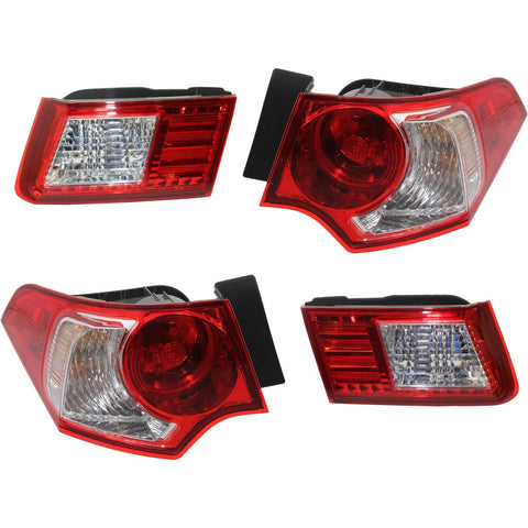 Tail Light For 2009-2010 Acura TSX Driver and Passenger Side